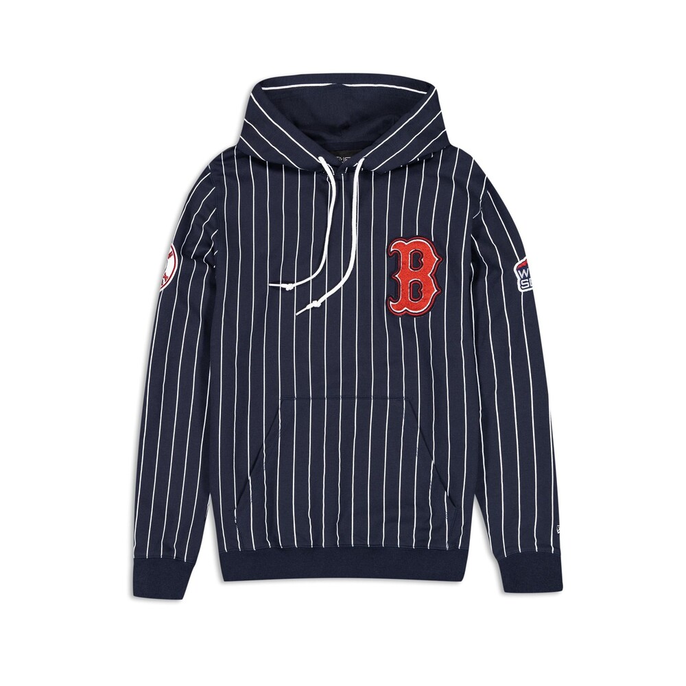 New Era Boston Red Sox Logo Select Pinstripe Hoodie - Size XL
